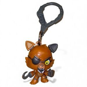 2015 FNAF Captain Foxy Keychain Backpack Bag Clip 5 Nights At Freddy’s Hangtag